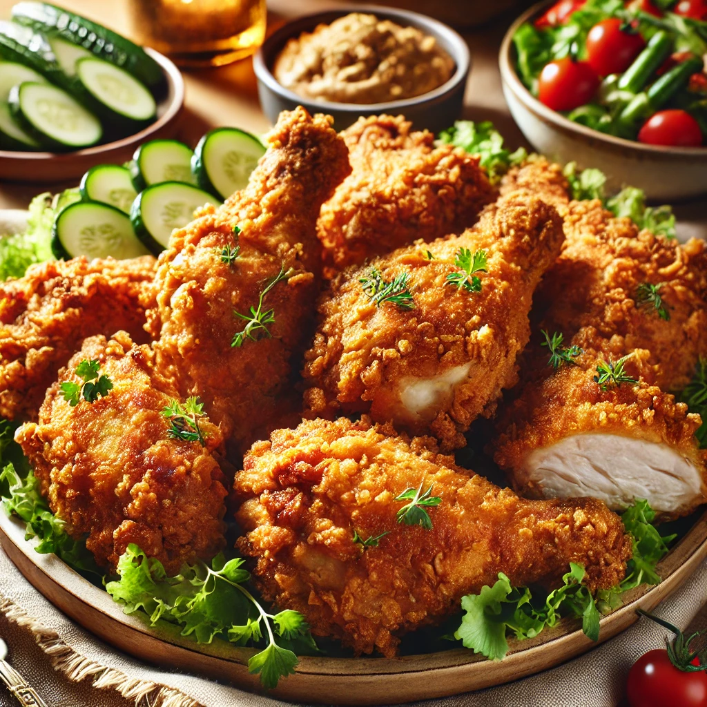 Crispy Fried Chicken with a Magical Marinade