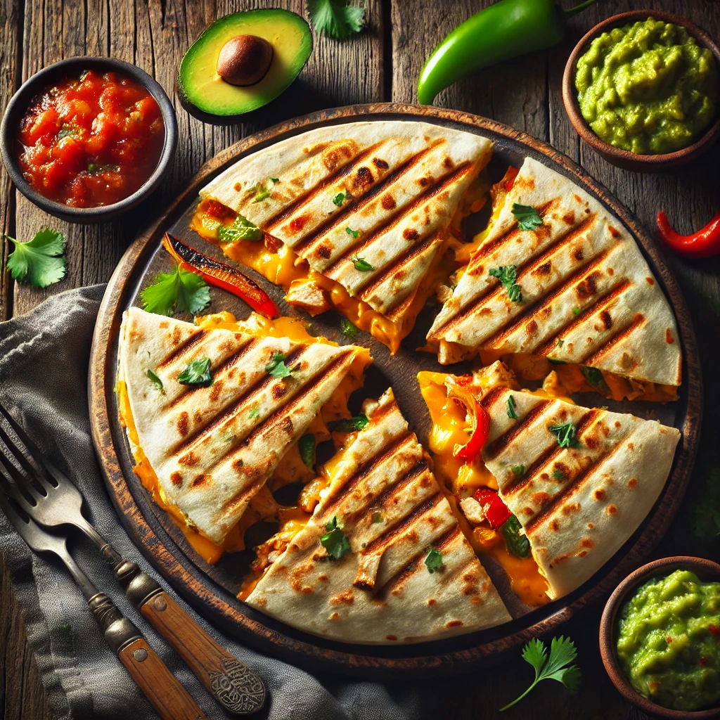 Chicken Quesadilla is a quick, easy recipe and a delicious dish.