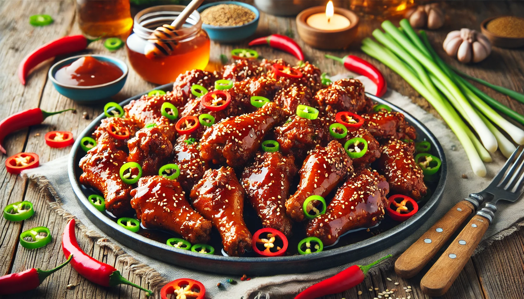 Spicy Honey Chicken Wings: The Perfect Combination of Heat and Sweet