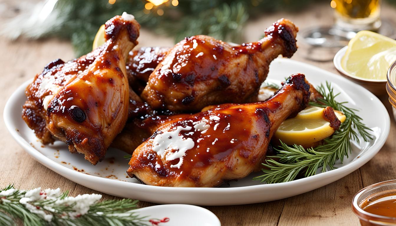 BBQ-Glazed Chicken Legs: A Crowd-Pleasing Favorite This Christmas is so fresh and charming