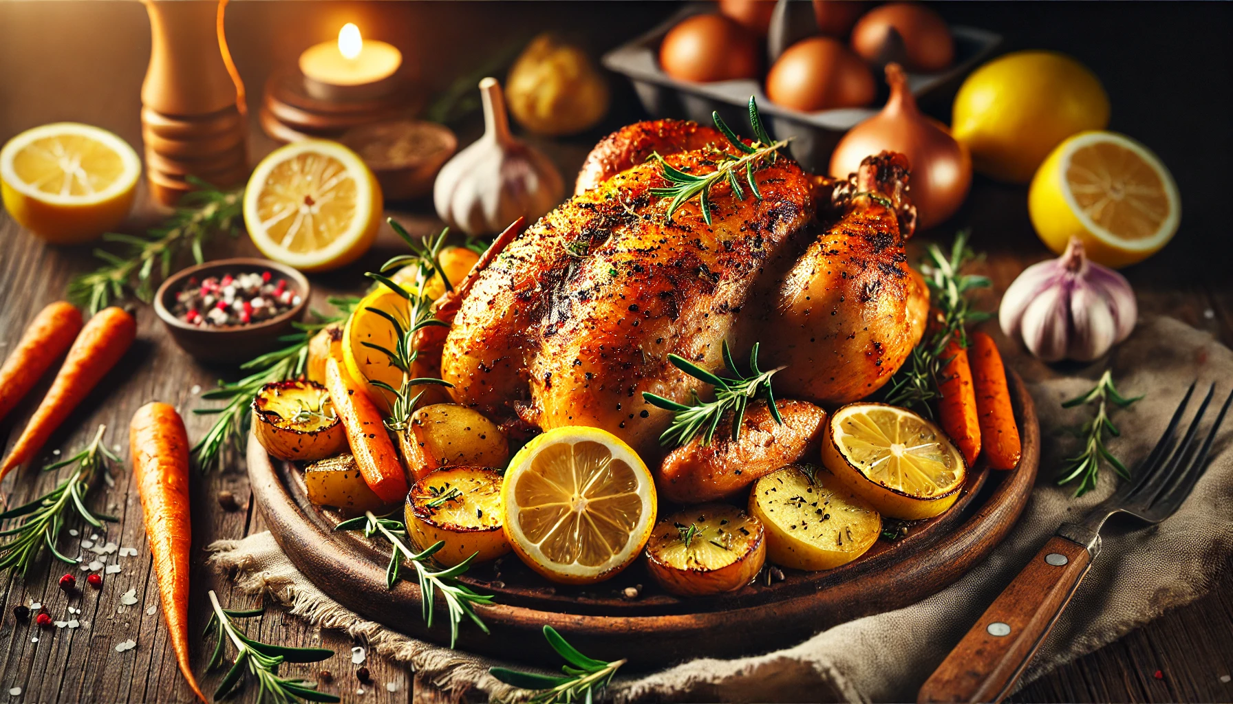 Lemon Herb Roasted Chicken: A Zesty Dinner Classic