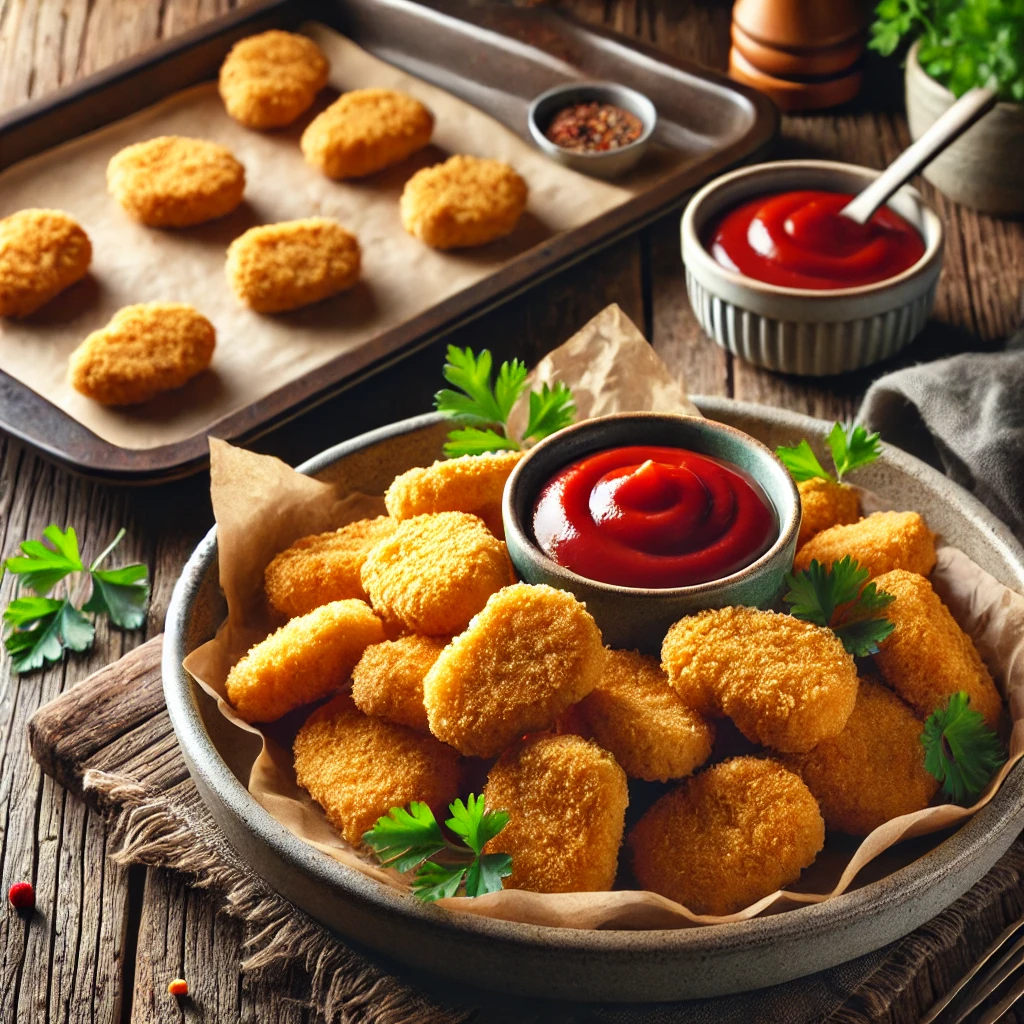 Oven-Baked Crispy Chicken Nuggets: A Healthy Twist